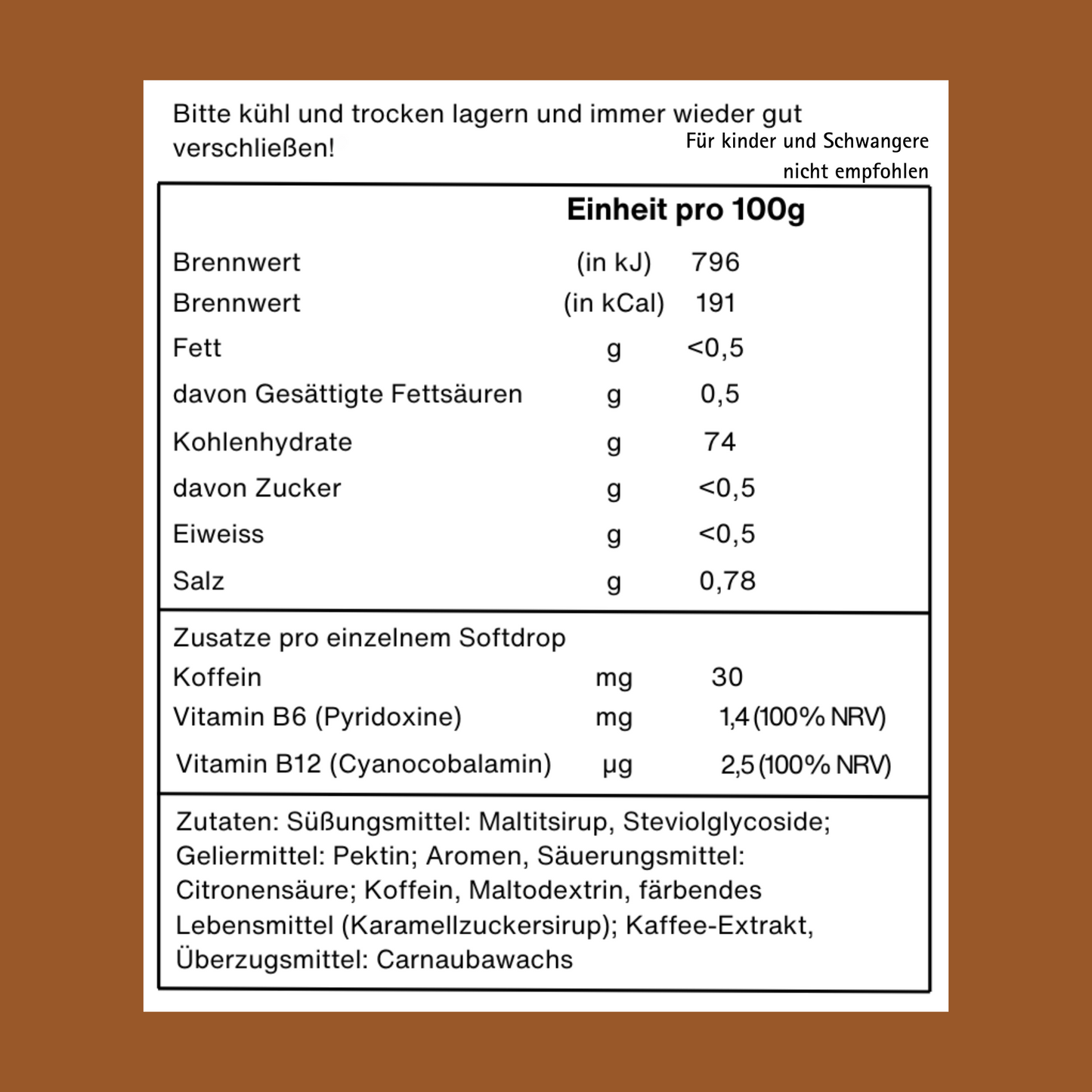 Die Kraft des Kaffees in einem Drop